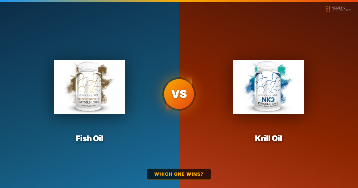 Best Omega 3 Supplement For Mental Health: Fish Oil Vs Krill Oil vs Cod Liver Oil vs Algae Oil