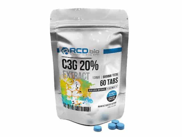 C3G (Cyanidin 3 Glucoside) Tablets by Research Chemical Depot