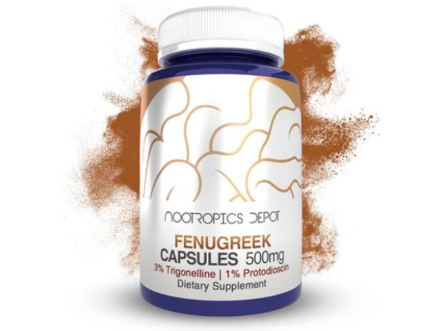 Fenugreek Extract Capsules | 500mg | 2.5% Trigonelline by Nootropics Depot
