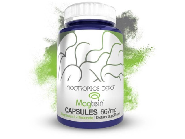 Magtein Magnesium L-Threonate Capsules | 667mg by Nootropics Depot