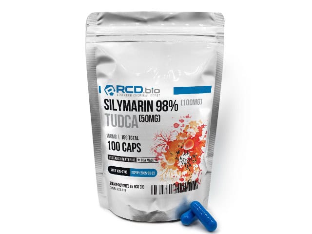 Silymarin 98% & TUDCA Capsules by Research Chemical Depot