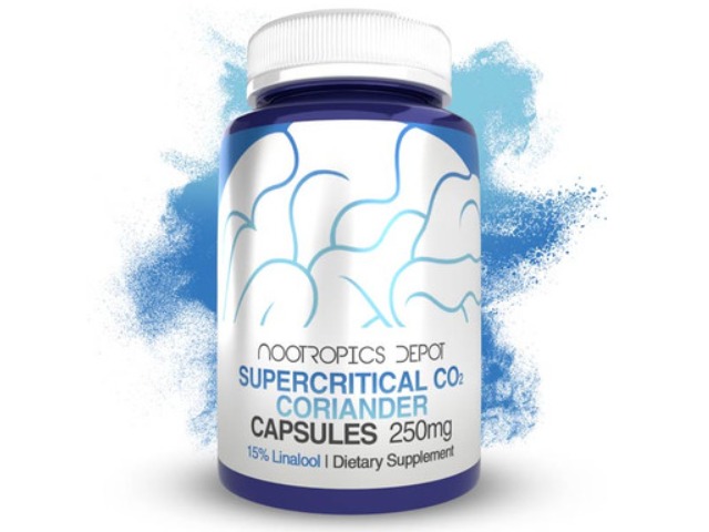 Supercritical Co2 Coriander Extract Capsules | 250mg by Nootropics Depot