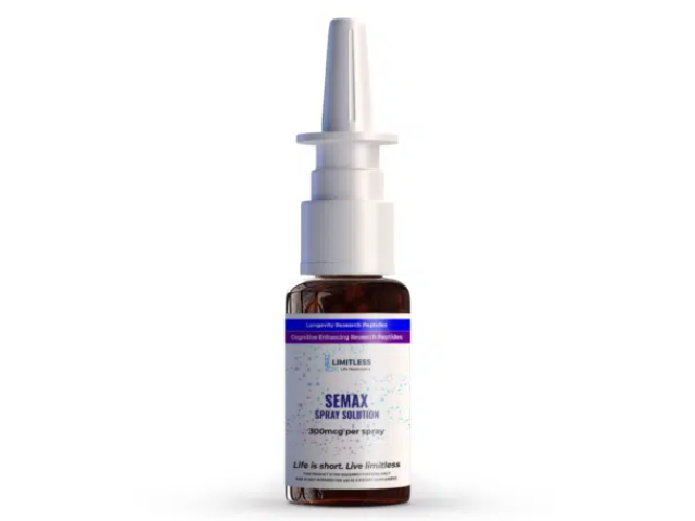 Limitless Life Nootropics Semax 10ml Nasal Spray (30mg) by Nootropics Depot